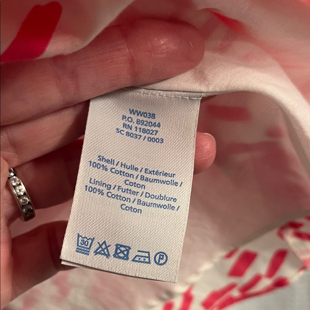 Boden Pink and White Midi Dress - Picture 5 of 7